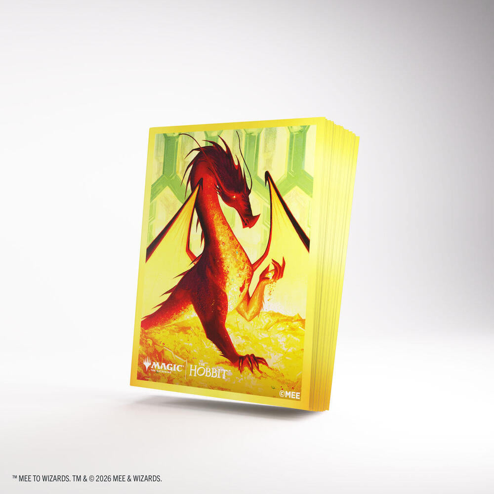 Magic: The Gathering The Hobbit Premium Art Sleeves - Smaug The Golden - GameGenic Card Sleeves
