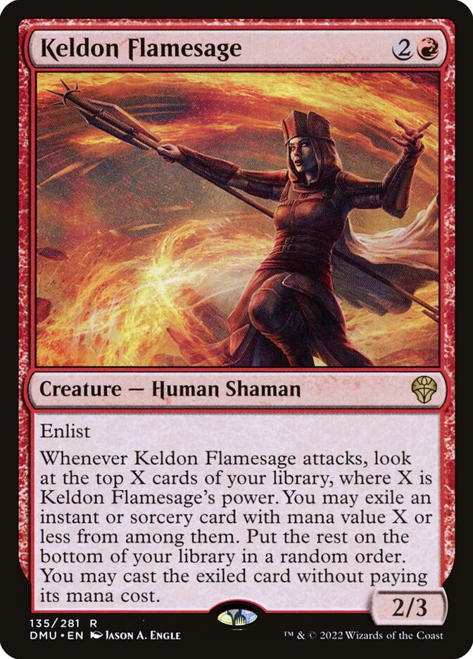 Keldon Flamesage (135) - Dominaria United (DMU)