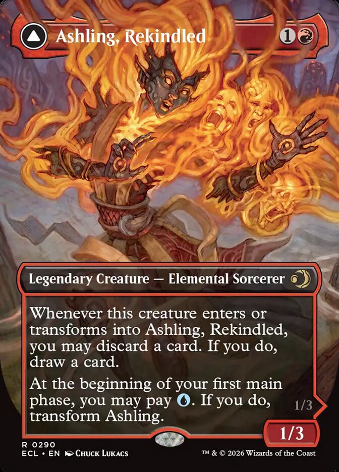 Ashling, Rekindled // Ashling, Rimebound (290) - Lorwyn Eclipsed (ECL)