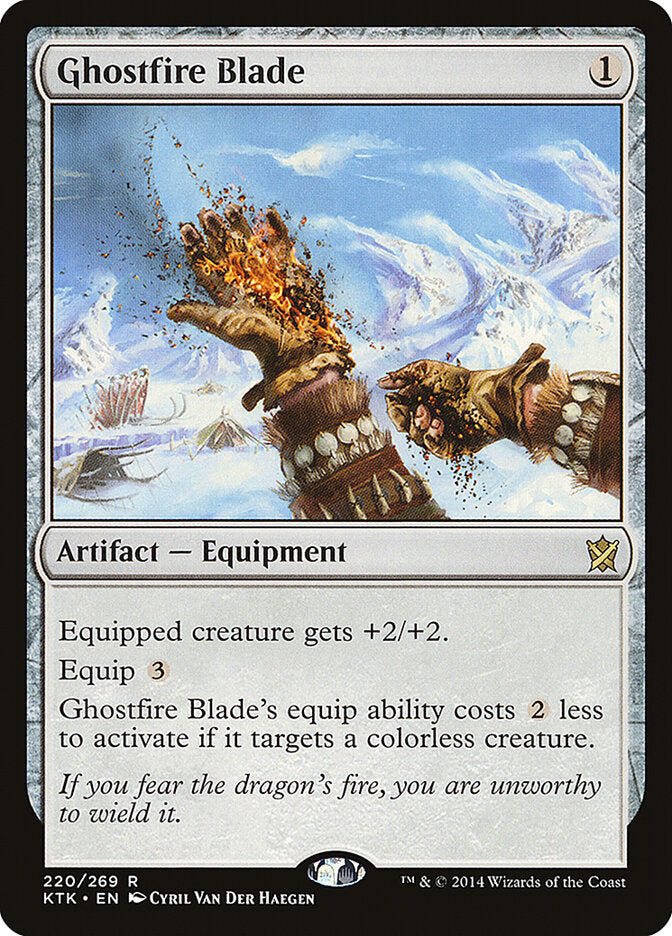 Ghostfire Blade (220) - Khans of Tarkir (KTK)