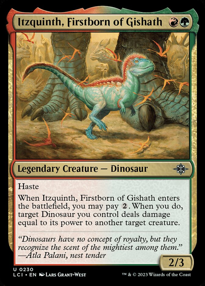 Itzquinth, Firstborn of Gishath (230) - The Lost Caverns of Ixalan (LCI)
