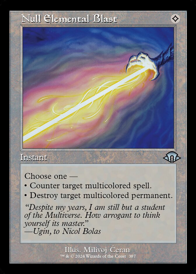 Null Elemental Blast - [Foil, Retro Frame] Modern Horizons 3 (MH3)