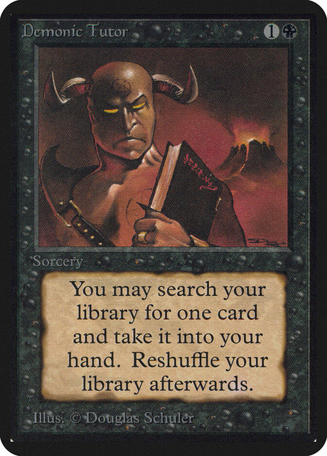 Demonic Tutor (104) - Limited Edition Alpha (LEA)