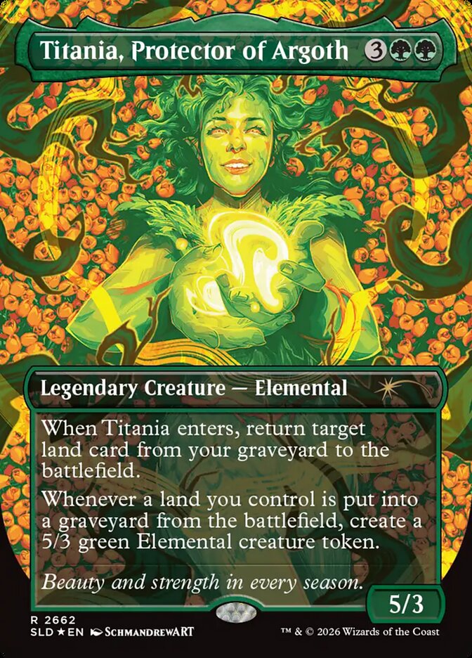 Titania, Protector of Argoth (2662) - Secret Lair Drop (SLD)