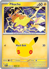 Pikachu (30) - ME: 30th Celebration (30C)
