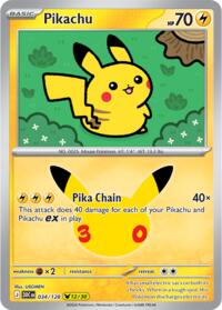 Pikachu (34) - ME: 30th Celebration (30C)
