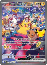 Pikachu ex (150) - ME: 30th Celebration (30C)
