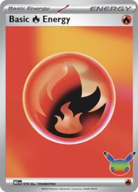 Basic Fire Energy - 010 (30th Celebration) (10) - MEE: Mega Evolution Energies (MEE)