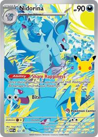 Nidorina - 101 (30th Celebration) (Pokemon Center Exclusive) (101) - ME: Mega Evolution Promo (MEP)
