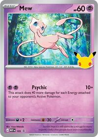 Mew - 105 (30th Celebration) (105) - ME: Mega Evolution Promo (MEP)