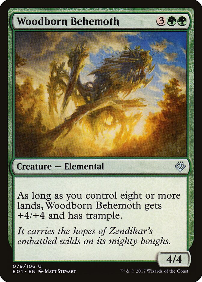 Woodborn Behemoth (79) - Archenemy: Nicol Bolas (E01)