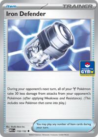 Iron Defender - 118/132 (GYM) (118) - Southeast Asia Exclusives (SEA)