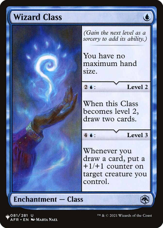 Wizard Class (AFR-81) - The List (PLST)