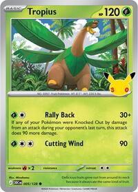 Tropius (5) - ME: 30th Celebration (30C)
