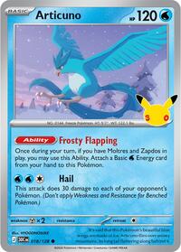 Articuno (18) - ME: 30th Celebration (30C)