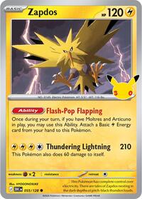 Zapdos (55) - ME: 30th Celebration (30C)