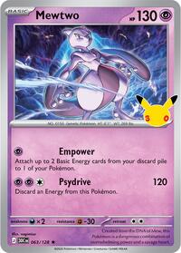 Mewtwo (63) - ME: 30th Celebration (30C)