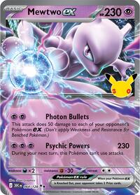 Mewtwo ex (64) - ME: 30th Celebration (30C)