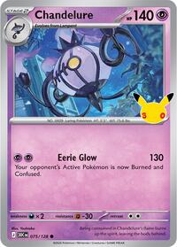 Chandelure (75) - ME: 30th Celebration (30C)