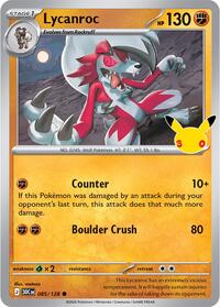 Lycanroc (85) - ME: 30th Celebration (30C)
