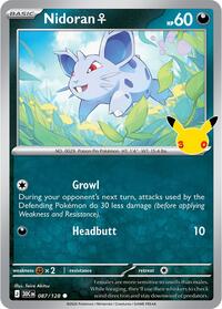 Nidoran F (87) - ME: 30th Celebration (30C)