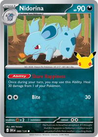 Nidorina (88) - ME: 30th Celebration (30C)