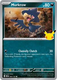 Murkrow (93) - ME: 30th Celebration (30C)
