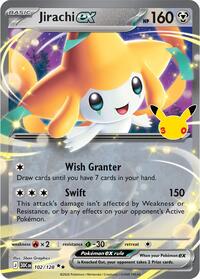 Jirachi ex (102) - ME: 30th Celebration (30C)