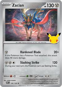 Zacian (106) - ME: 30th Celebration (30C)