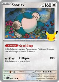 Snorlax (119) - ME: 30th Celebration (30C)