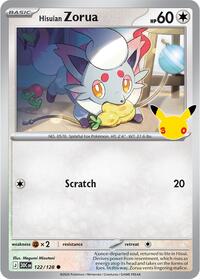 Hisuian Zorua (122) - ME: 30th Celebration (30C)