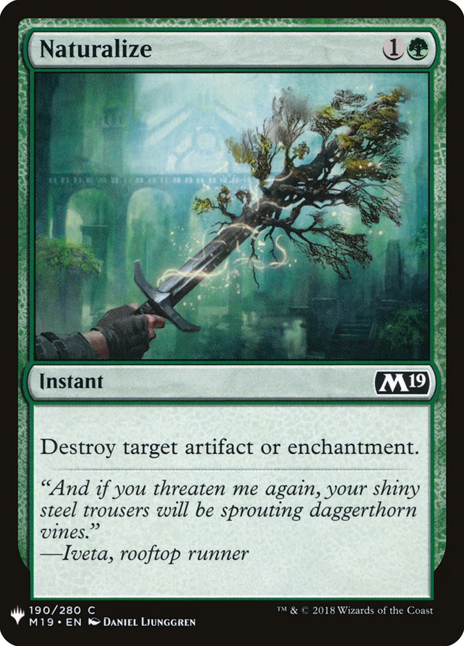 Naturalize - The List (PLST)