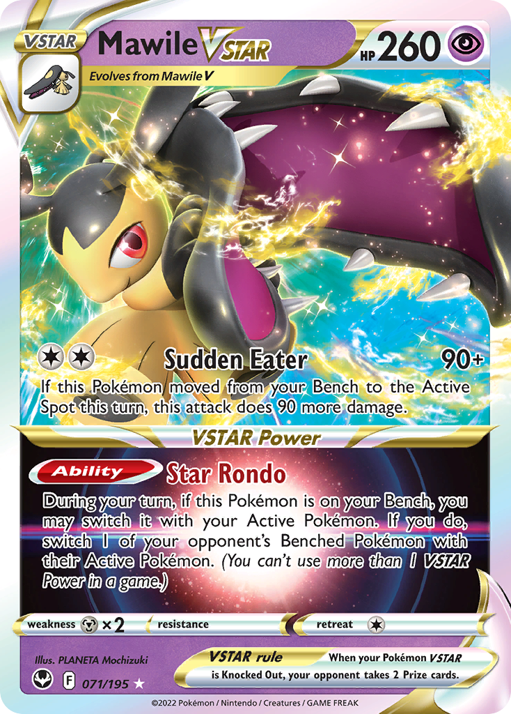 Mawile VSTAR (71/195) - [Holo Foil] Silver Tempest (SIT)