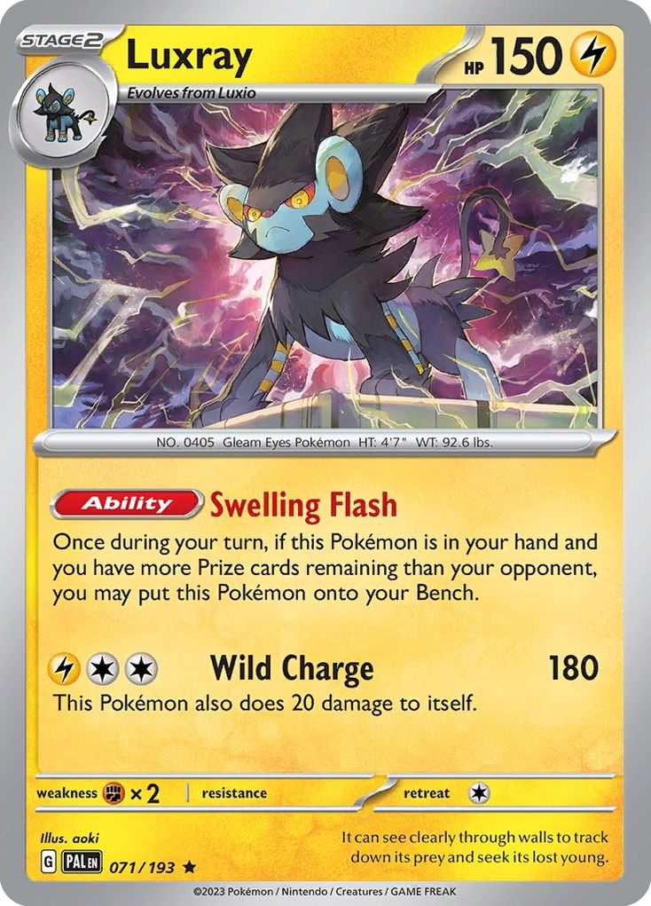 Luxray (71/193) - [Holo Foil] Paldea Evolved (PAL)