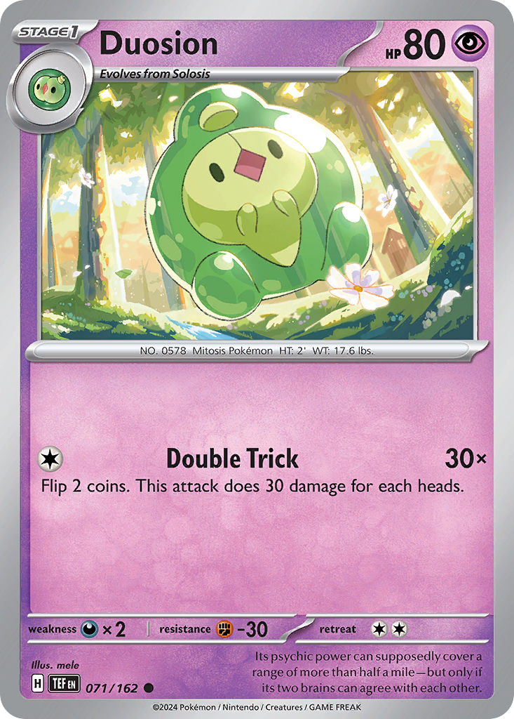 Duosion (71/162) - [Reverse Holo] Temporal Forces (TEF)