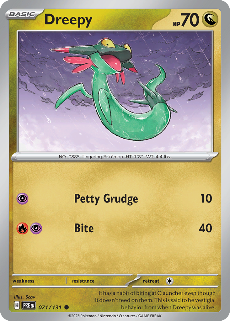 Dreepy (71/131) - [Reverse Holo] Prismatic Evolutions (PRE)