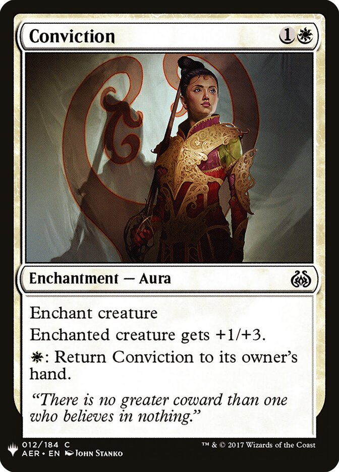Conviction (AER-12) - The List (PLST)