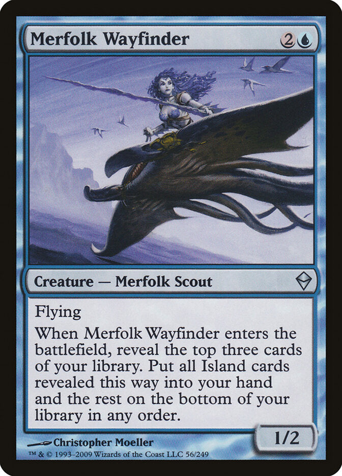 Merfolk Wayfinder (56) - Zendikar (ZEN)