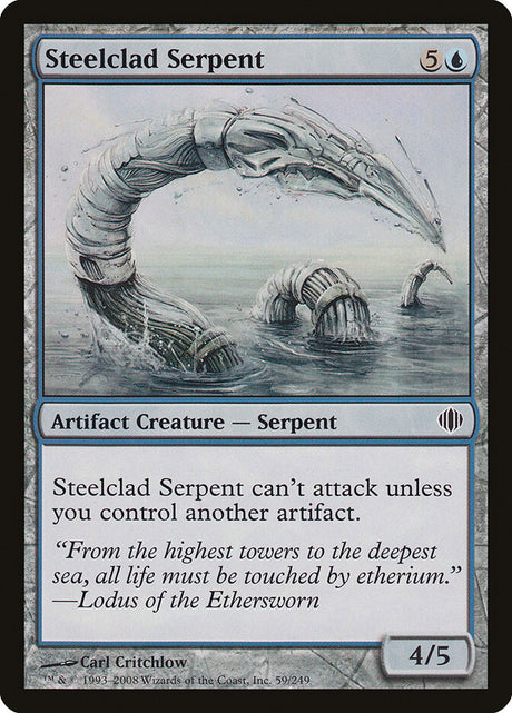 Steelclad Serpent (59) - Shards of Alara (ALA)