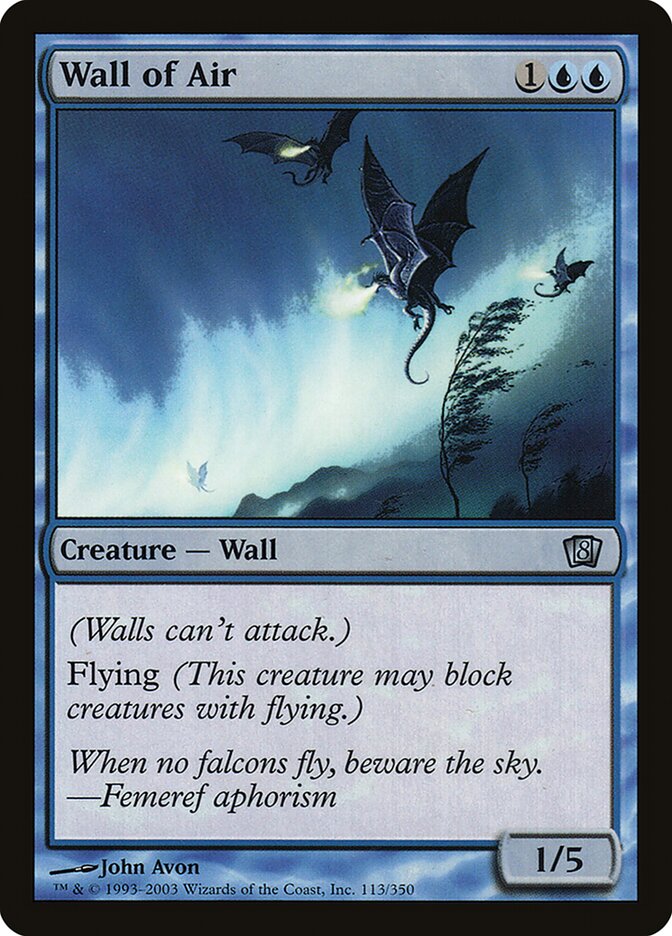 Wall of Air (113) - Eighth Edition (8ED)