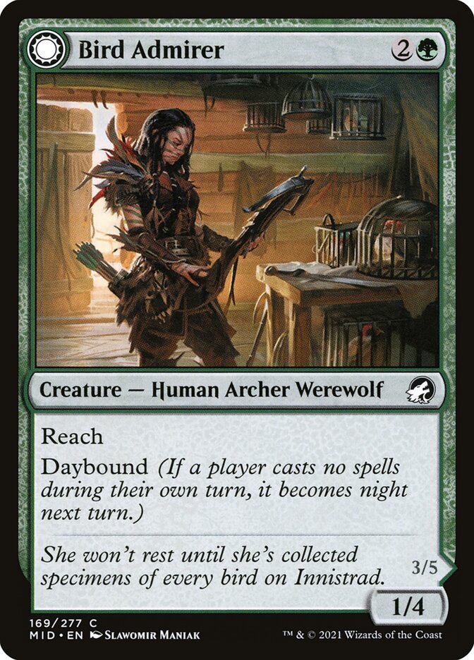 Bird Admirer // Wing Shredder (169) - Innistrad: Midnight Hunt (MID)