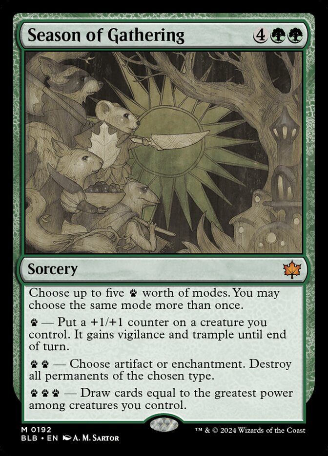 Season of Gathering (192) - Bloomburrow (BLB)