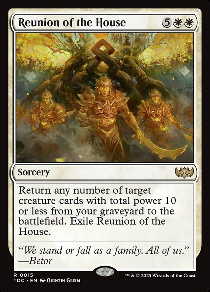 Reunion of the House (15) - Tarkir: Dragonstorm Commander (TDC)
