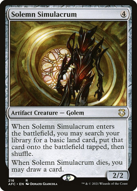 Solemn Simulacrum (216) - Forgotten Realms Commander (AFC)