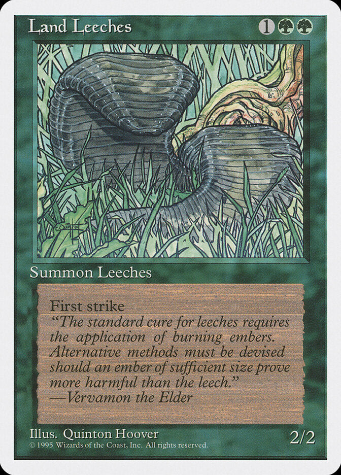 Land Leeches (255) - Fourth Edition (4ED)