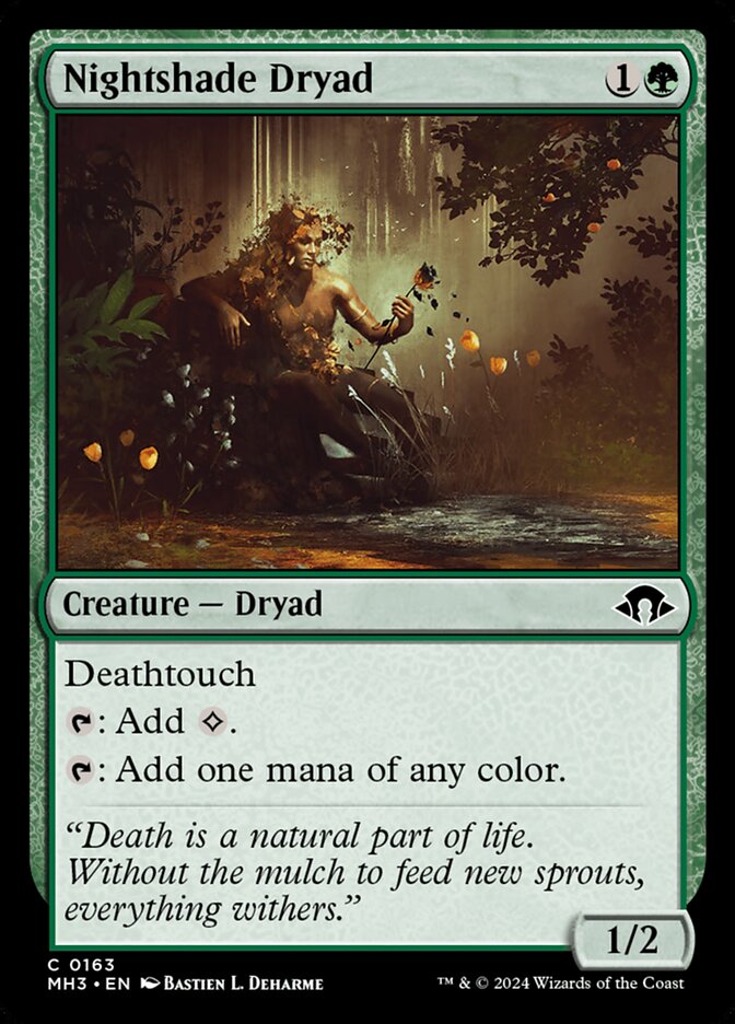 Nightshade Dryad (163) - Modern Horizons 3 (MH3)