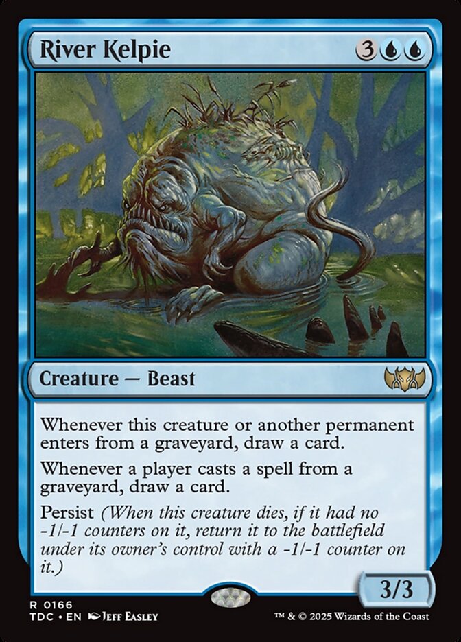 River Kelpie - Tarkir: Dragonstorm Commander (TDC)