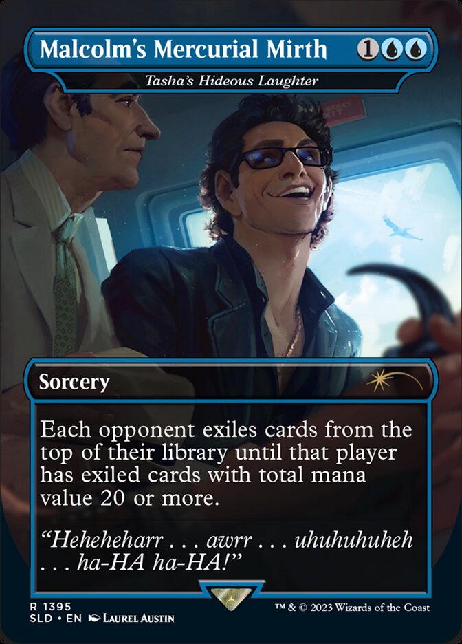 Malcolm's Mercurial Mirth - Tasha's Hideous Laughter (1395) - Secret Lair Drop (SLD)