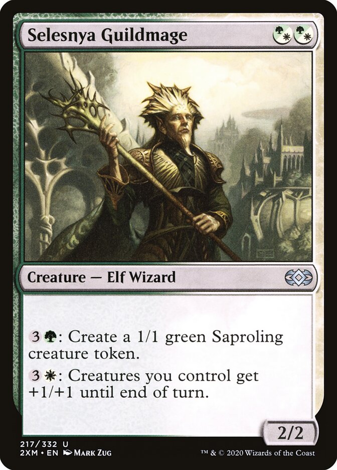 Selesnya Guildmage (217) - Double Masters (2XM)