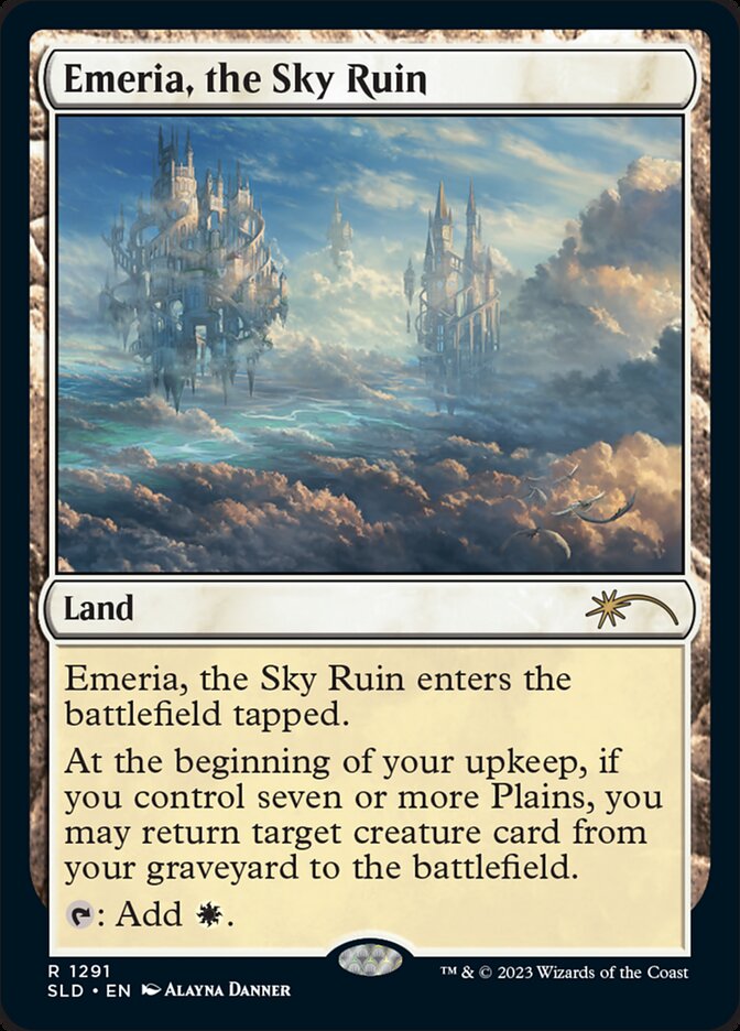 Emeria, the Sky Ruin (1291) - [Foil] Secret Lair Drop (SLD)